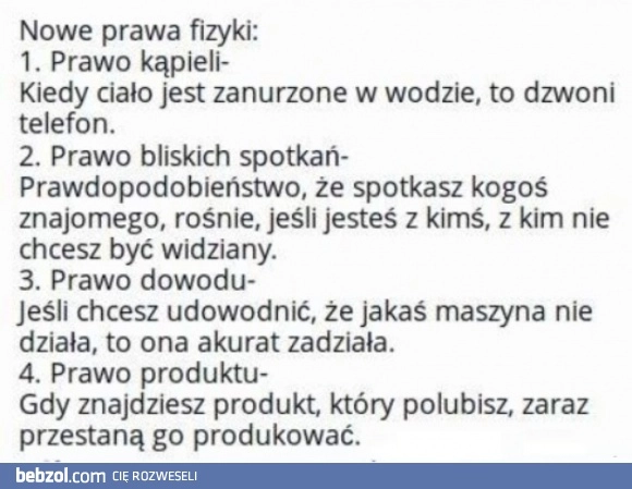 Prawa fizyki
