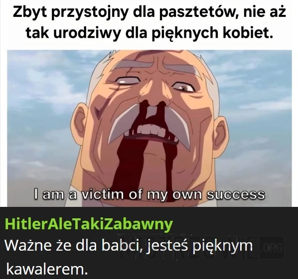 
    Zbyt przystojny