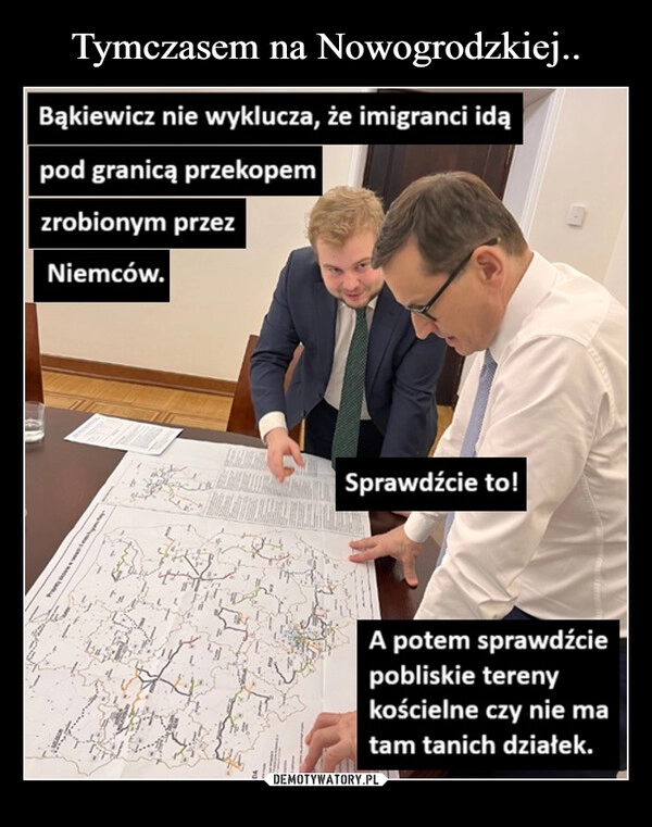 
    Tymczasem na Nowogrodzkiej..