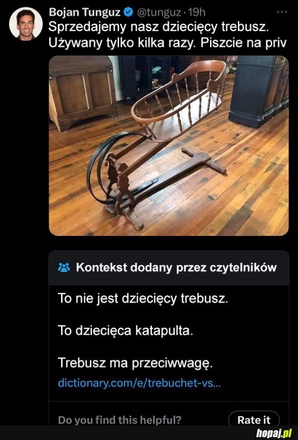 
    Dziecięca katapulta