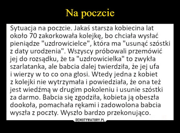 
    Na poczcie