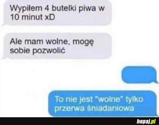 
    Płynne śniadanie