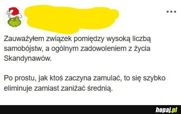 
    Średnia szczęścia.