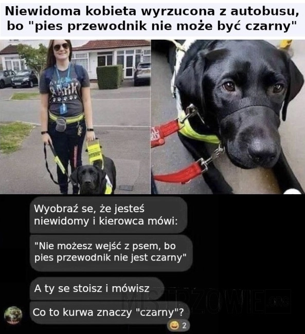 
    Niewidoma kobieta