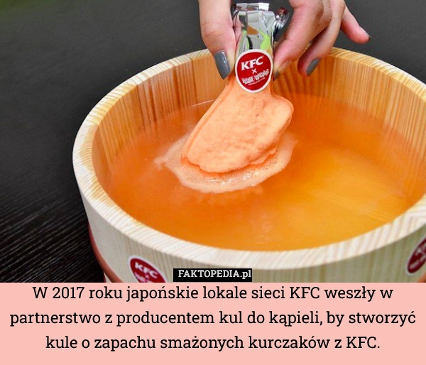 
    W 2017 roku japońskie lokale sieci KFC weszły w partnerstwo z producentem