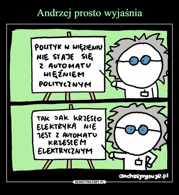 
    Andrzej prosto wyjaśnia