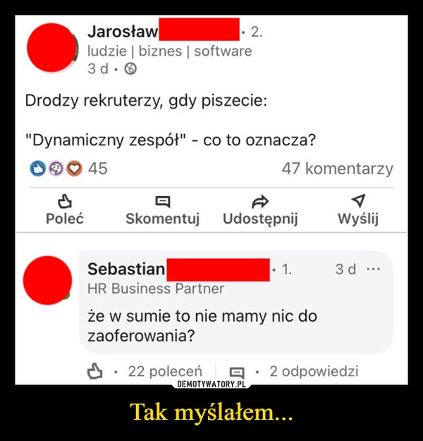 
    Tak myślałem...