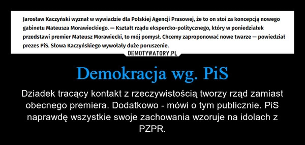 
    Demokracja wg. PiS