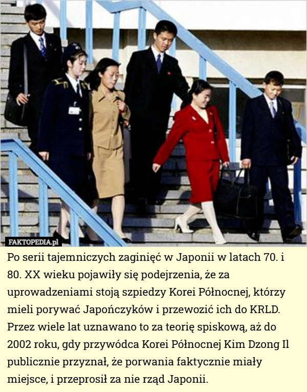 
    Po serii tajemniczych zaginięć w Japonii w latach 70. i 80. XX wieku pojawiły...