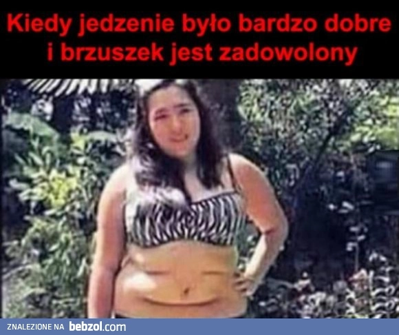 Zadowolony brzuszek