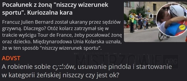 
    Pocałunek z żoną