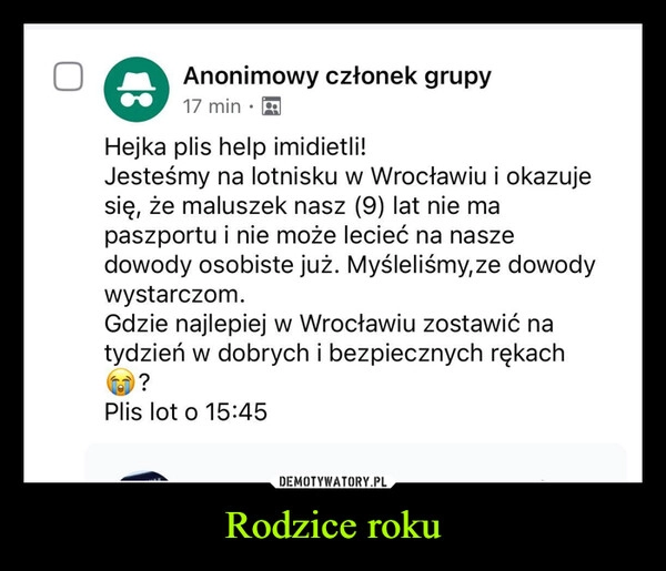 
    Rodzice roku