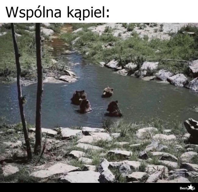 
    Wspólna kąpiel 