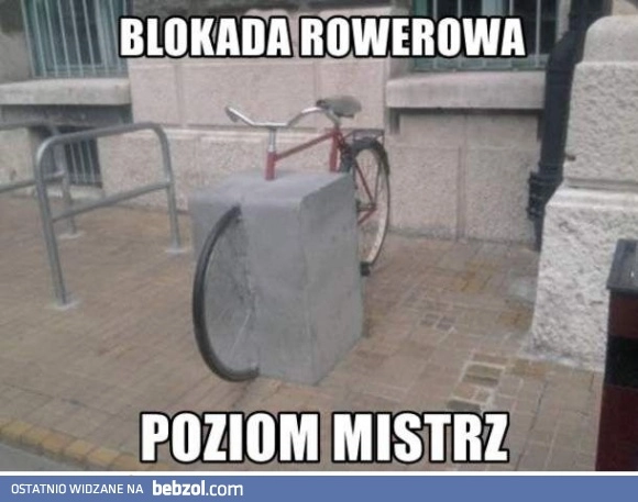 
    Blokada na rower