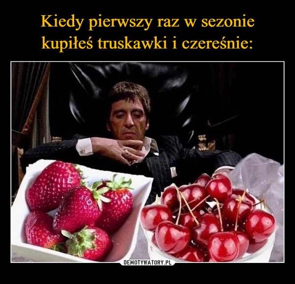 
    Kiedy pierwszy raz w sezonie kupiłeś truskawki i czereśnie: