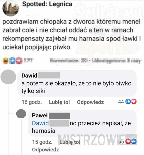 
    Piwko od menela