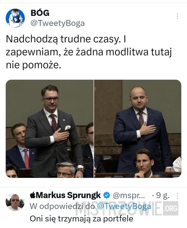 
    Nadchodzą trudne czasy