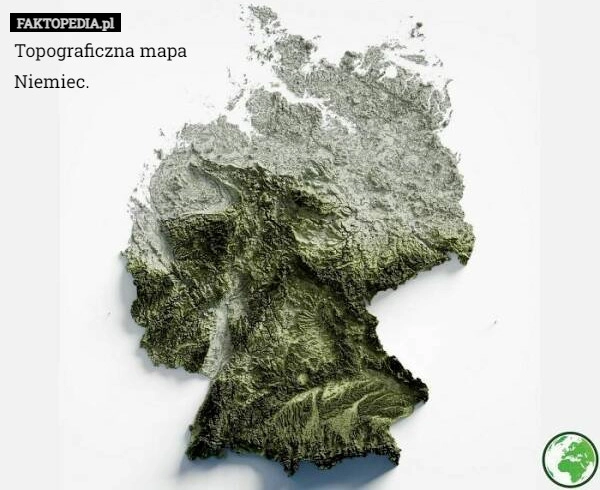 
    Topograficzna mapa
Niemiec.