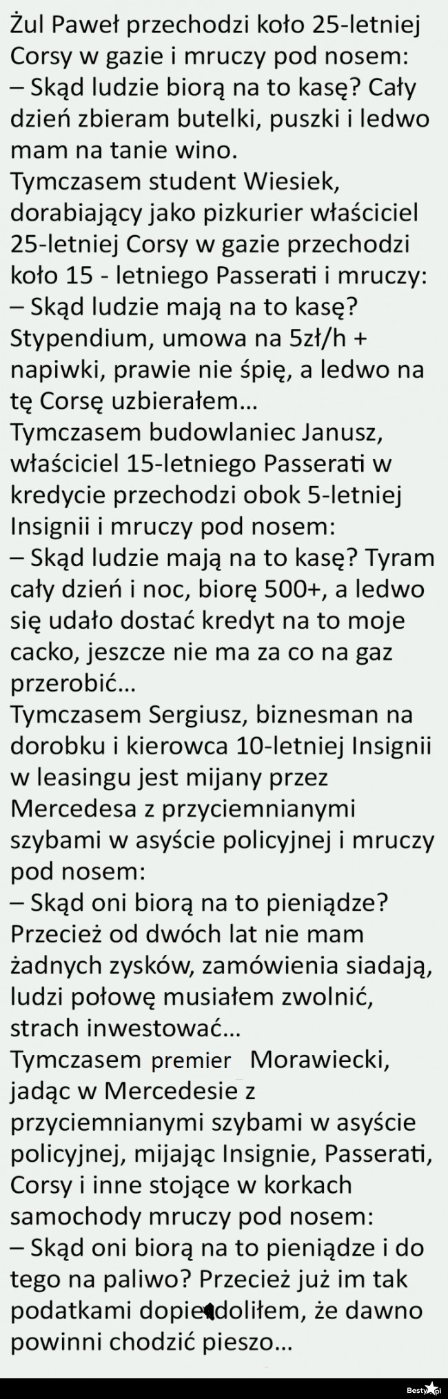 
    Skąd ludzie biorą kasę? 