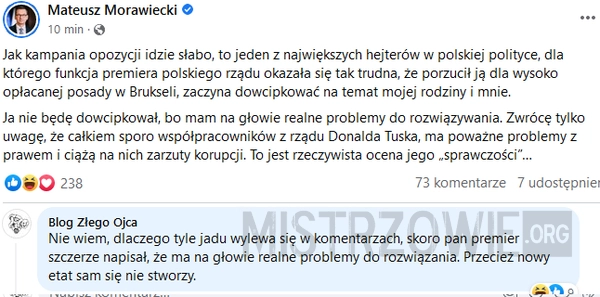 
    Zły Ojciec wspiera troskliwego brata!