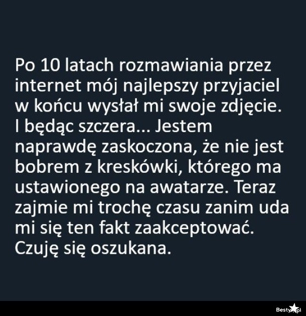 
    Zdjęcie internetowego przyjaciela 