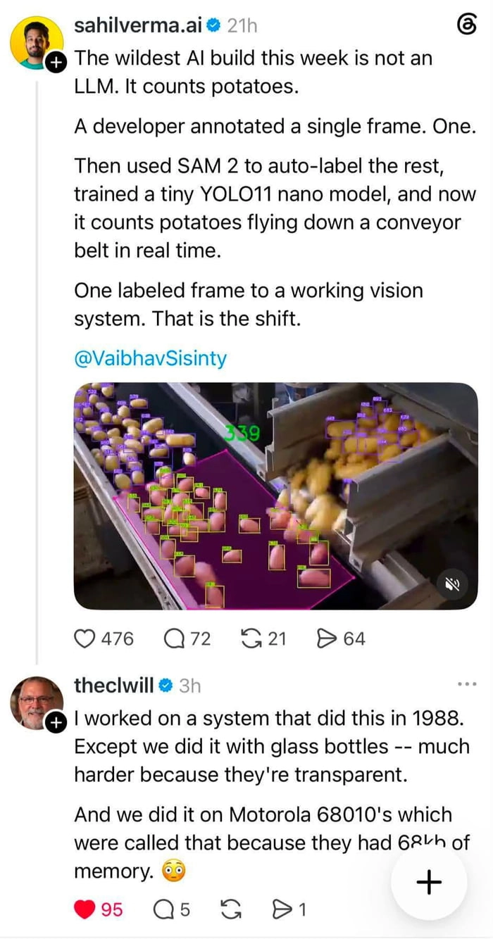 
    Modern problems require potato solutions