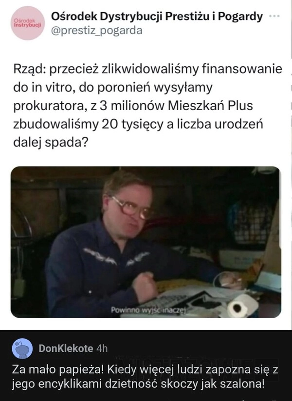 
    Spadek liczby urodzeń