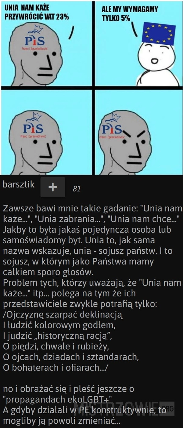 
    
			Unia zła!					