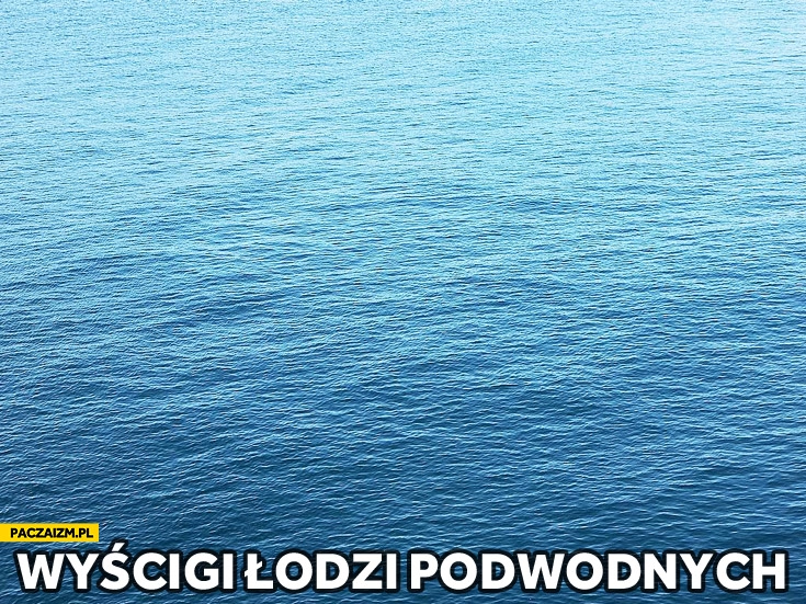 
    Wyścigi łodzi podwodnych