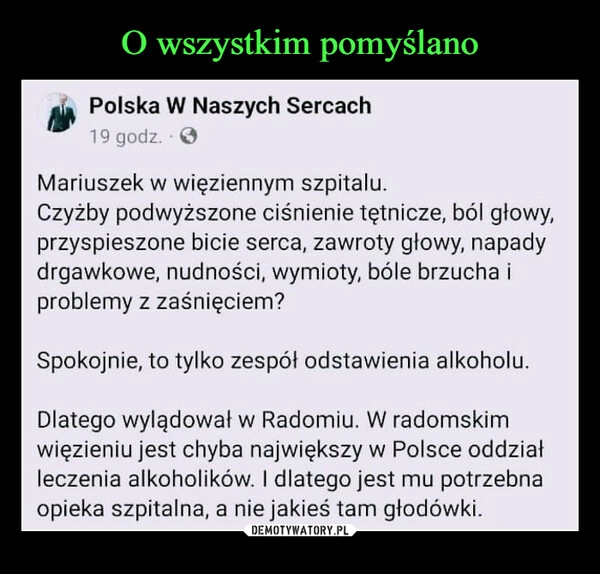 
    O wszystkim pomyślano