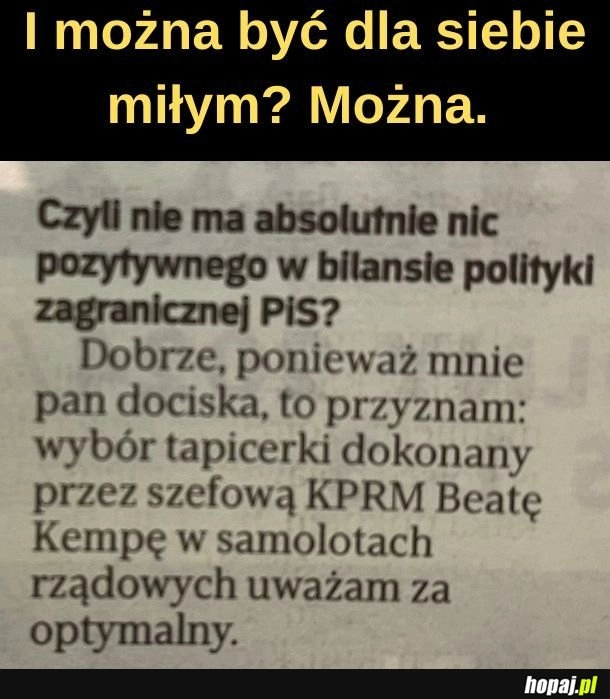 
    Miło się zrobiło. 