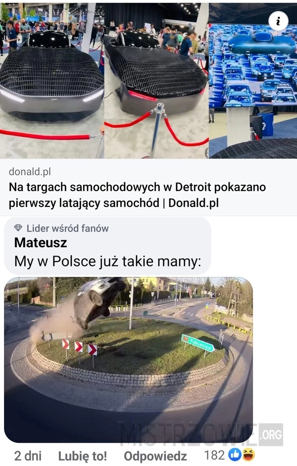 
    Latający samochód