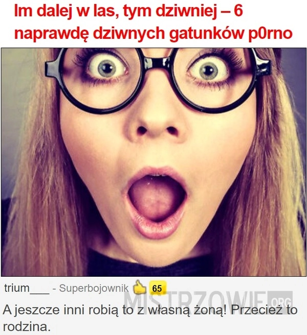 
    Dziwny gatunek