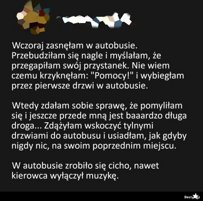 
    Drzemka w autobusie 