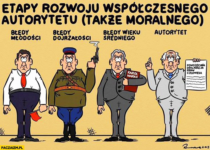 
    Etapy rozwoju współczesnego autorytetu moralnego błędy młodości dojrzałości wieku średniego autorytet