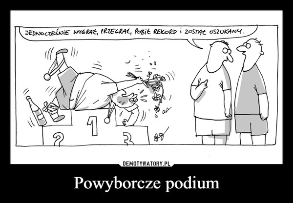 
    Powyborcze podium