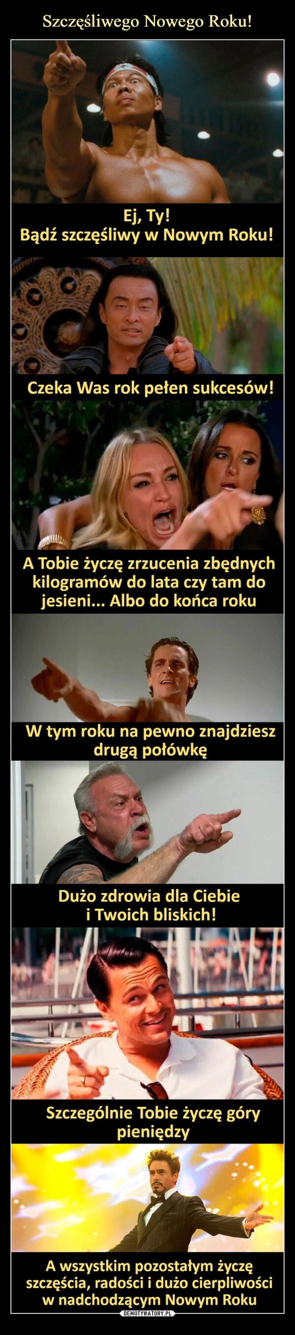 
    Szczęśliwego Nowego Roku!