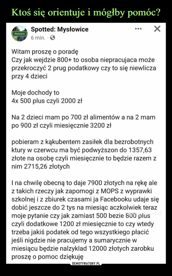 
    Ktoś się orientuje i mógłby pomóc?