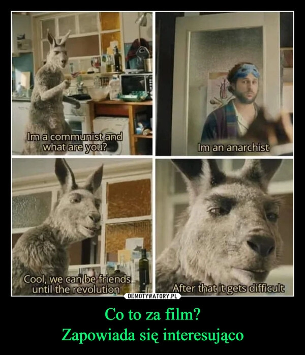 
    Co to za film?
Zapowiada się interesująco