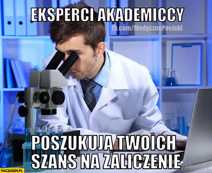 
    Eksperci akademiccy poszukują Twoich szans na zaliczenie