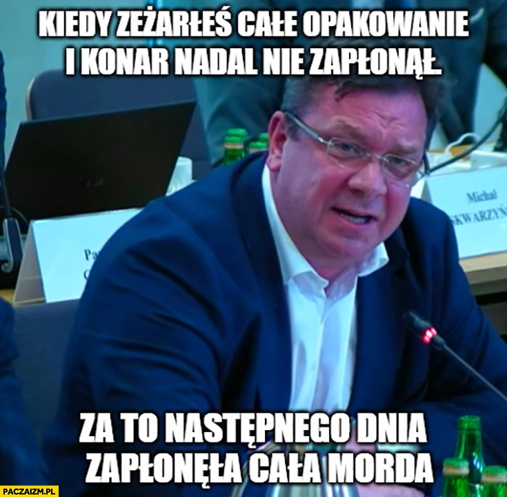 
    Michał Wójcik kiedy zeżarłeś całe opakowanie i konar nadal nie zapłonął za to następnego dnia zapłonęła cała morda