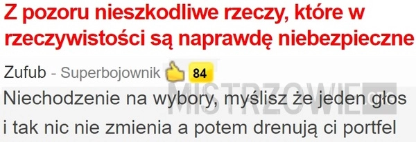 
    Nieskzodliwe rzeczy