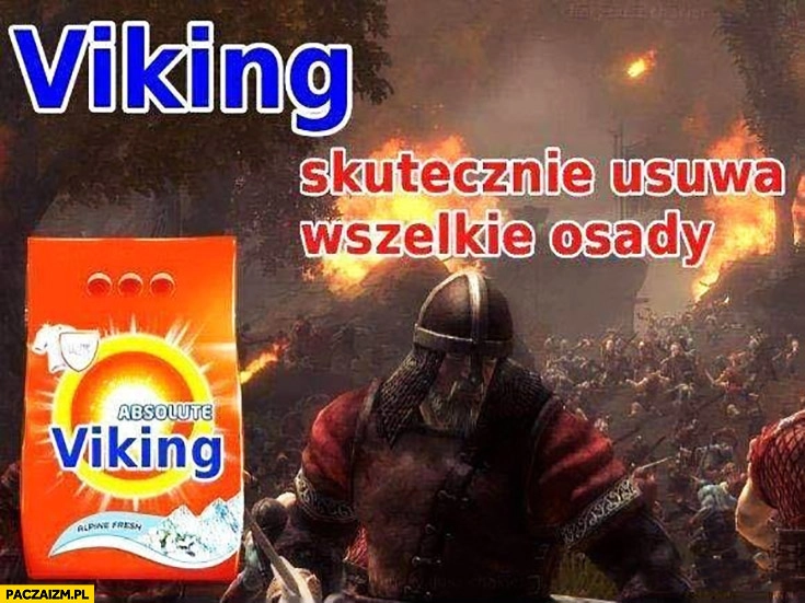 
    Viking skutecznie usuwa wszelkie osady proszek płyn do prania