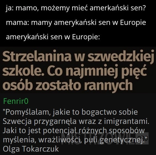 
    Amerykański sen