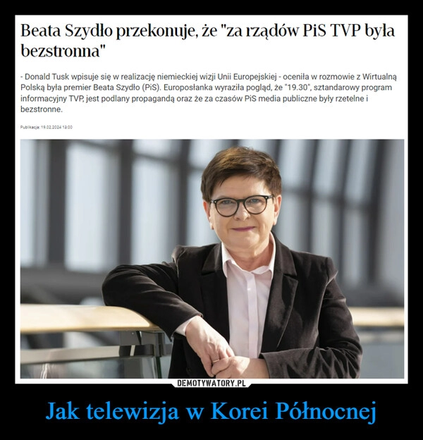 
    Jak telewizja w Korei Północnej