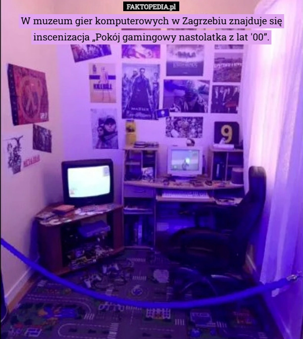 
    W muzeum gier komputerowych w Zagrzebiu znajduje się inscenizacja „Pokój