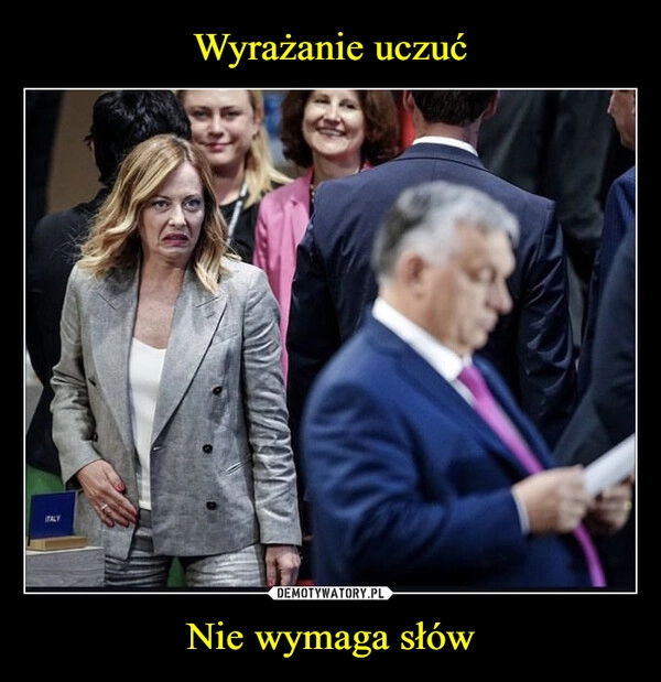 
    Wyrażanie uczuć Nie wymaga słów