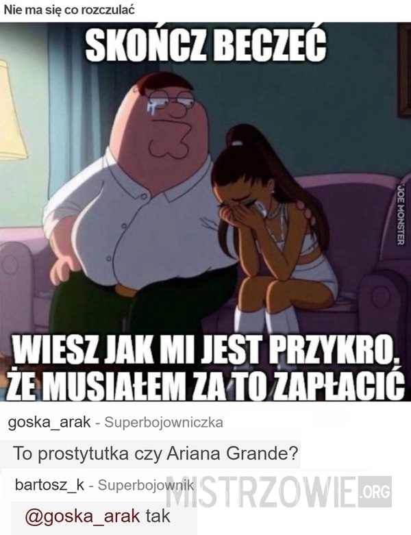 
    Nie ma się co rozczulać