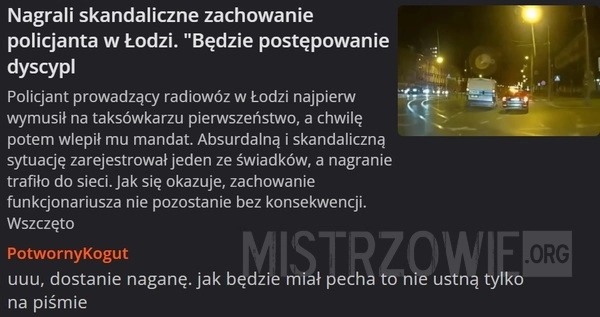 
    Skandaliczne zachowanie