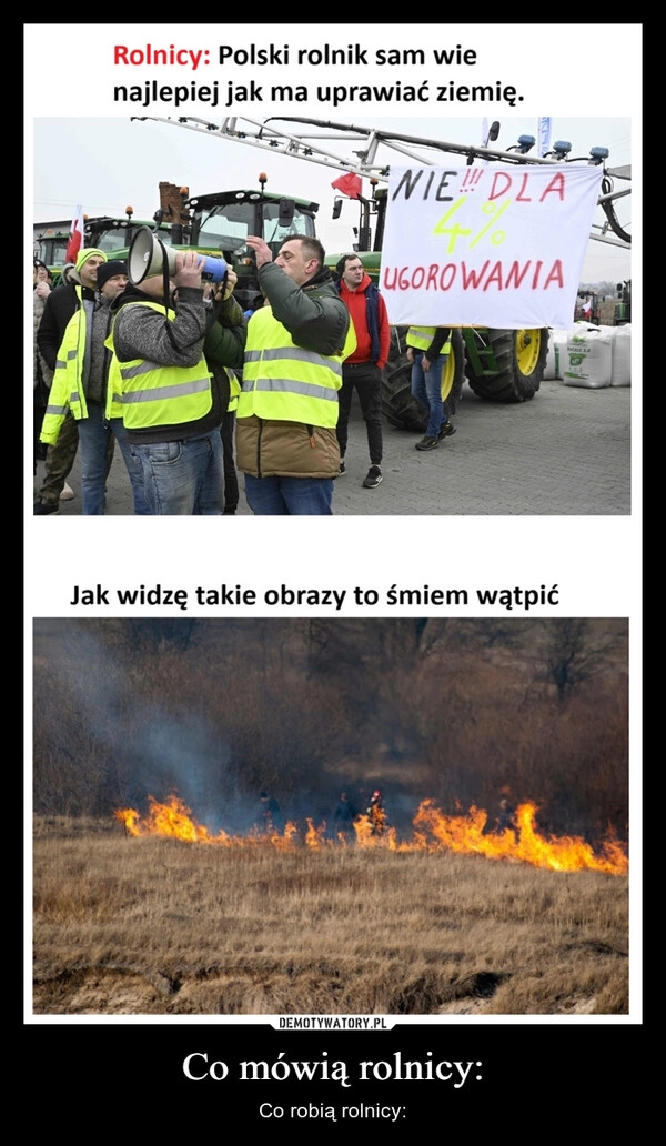 
    Co mówią rolnicy: